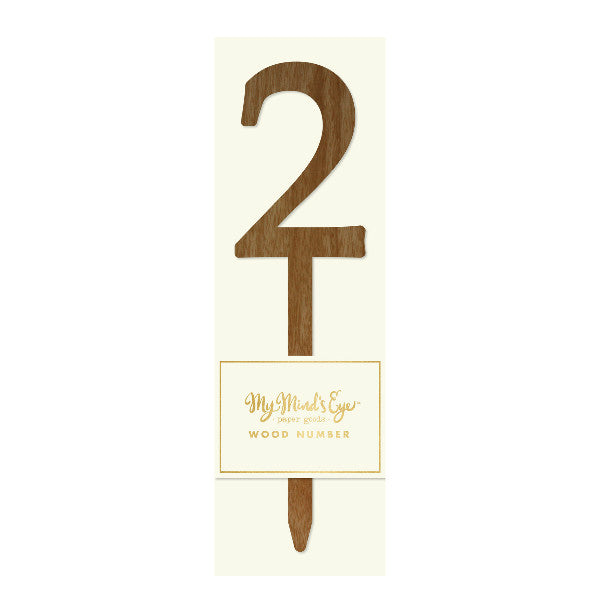 Botanical Wood Number Pick 2 Clearance Store Sale Online
