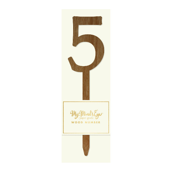 Botanical Wood Number Pick 5 Pictures For Sale