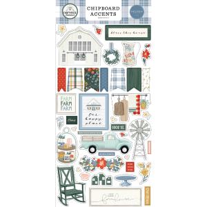 Chipboard Accents Farmhouse Summer Cheap Usa Stockist