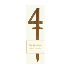 Botanical Wood Number Pick 4 Looking For Online