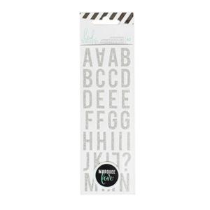 Mini Alphabet Stickers Silver Glitter para Lightbox Buy Cheap Browse
