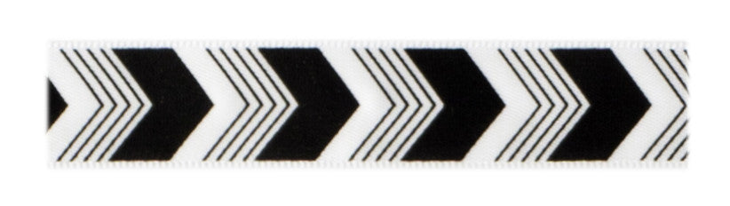 Cinta de Tela Black Chevron Manchester Cheap Pice