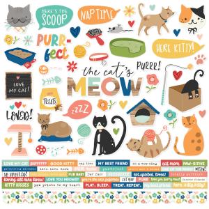 Cardstock Stickers Fur Baby Cat Sale Pick A Best