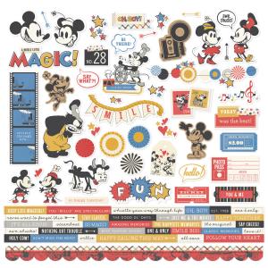 Cardstock Stickers Say Cheese Classic Mouse Cheap 100% Original
