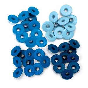 Ojales Blue. Wide Eyelets. Discount Supply