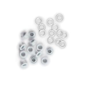 Ojales White . Eyelets & Washer. Fast Delivery Sale Online