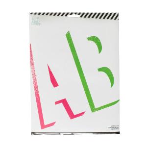 Shadowed Alphabet Stencil Chalk Art Quality From China Wholesale