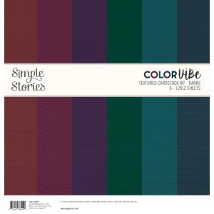Textured Cardstock Kit Color Vibe Darks Discount Amazon