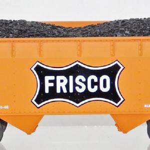 MTH O Gauge Model Trains 20-90021B Frisco 2-Bay Offset Hopper w/Load Discount 2025