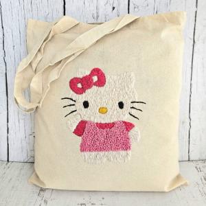 Kit de Bordado Bolso Hello Kitty Free Shipping Perfect