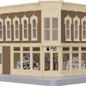 MTH O Gauge Model Trains 30-90022 Jenny Lee Bakery Building Perfect Cheap Online