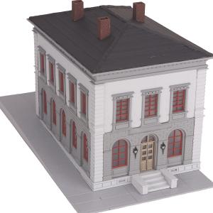MTH O Gauge Model Trains 30-9099 Gray/Black Police Station Free Shipping For Cheap