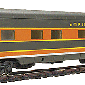 Walthers HO Scale 932-9074 "Empire Builder" Streamlined SP&S- or CB&Q-Owned Car -- P-S 6-5-2 Sleeper (orange, green w/decals) Manchester