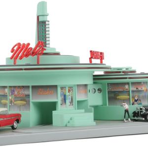 MTH O Gauge Model Trains 30-9105 Mel's Operating Drive-In Diner Browse