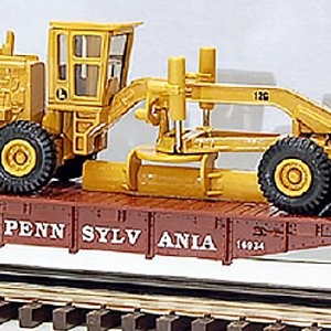 Lionel 6-16934 PRR Flatcar w/ERTL CAT Road Grader Discount High Quality