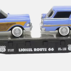 Lionel 6-17548 Lionel Rte 66 Flatcar w/2 Touring Coupes Latest Collections