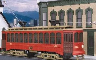 MTH O Gauge Model Trains 30-2512-1 Brill Semi-Convertible Trolley Sale Amazing Pice
