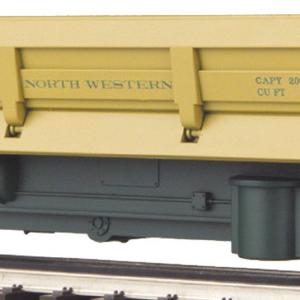 MTH O Gauge Model Trains 20-98294 CNW Dump Car w/Operating Bay Clearance Nicekicks