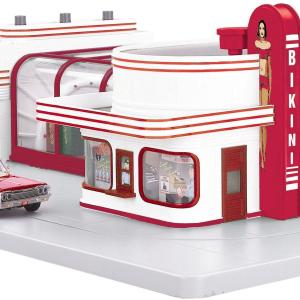 MTH O Gauge Model Trains 30-9167 Bikini Operating Car Wash Reliable For Sale