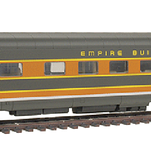 Walthers HO Scale 932-9034 GN Empire Builder AC&F Ranch Lounge Car 1240-1245 Series Pre Order