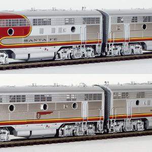 HO Brass Model Trains - Challenger Imports ATSF Sante Fe EMD F7 A B B=A  Diesel Set - Factory Painted Latest Collections