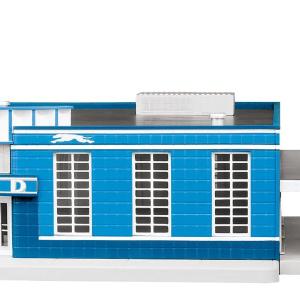 MTH O Gauge Model Trains 30-9040 Operating Bus Station Deals