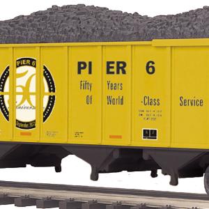 MTH O Gauge Model Trains 20-97841 Norfolk Southern 4-Bay Hopper Car w/Coal Load MTHRRC 2016 Discount Big Discount