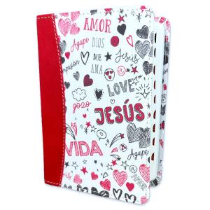Biblia de Bolsillo tela impresa con índice - palabras de vida - rojo  RV1960 Clearance Ebay