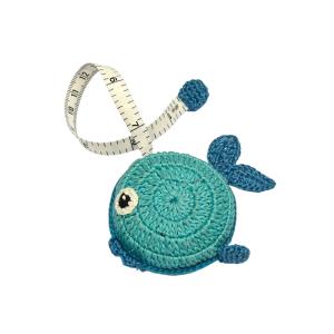 Cinta métrica retráctil en forma de pez azul - Lantern Moon Visit New Sale Online