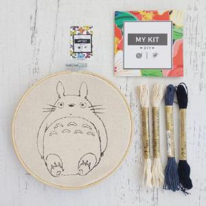 KIT BORDADO EN BASTIDOR - TOTORO Marketable For Sale