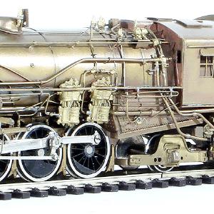 HO Brass Model Train - Hallmark Models MOPAC 2-8-2 Mikado Locomotive Class 1400 - Unpainted Shop For Online