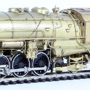 HO Brass Model Trains- Gem Models Akane 2-10-2 USRA Heavy Steam Locomotive Unpainted Purchase For Sale