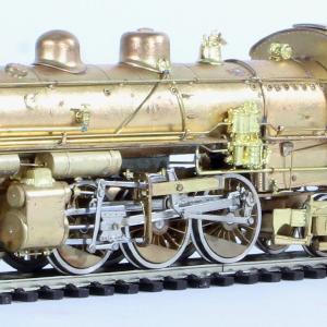 HO Brass Model Trains - Westside Models Sante Fe Railroad 4-4-6-2 Class 1398 - Unpainted Sale Authentic