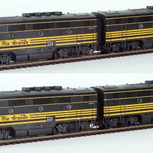 HO Model Trains Precision Craft A/B/B/A D&RGW Denver & Rio Grande Western Railroad F-3 Diesel Set Free Shipping Cheap Pice