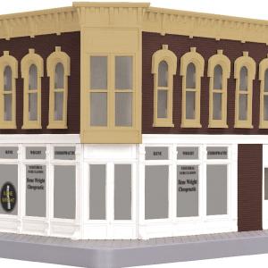 MTH O Gauge Model Trains 30-90231 Ilene Wright Chiropractic Corner Building Pices For Sale