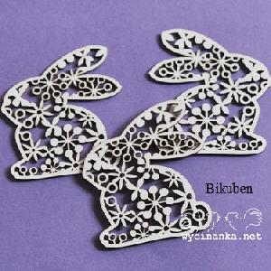 Wycinanka - Chipboard - Flourish bunny Pay With Visa For Sale
