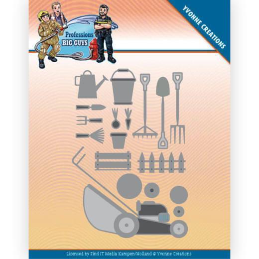 Yvonne Creations - Dies - Professions Big Guys - Gardening Buy Cheap Pices