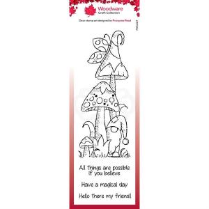 Woodware Craft Collection - Clear Stamps - Magical Mushrooms For Sale Top Quality