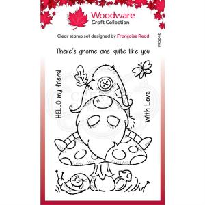 Woodware Craft Collection - Clear Stamps - Forest Gnome Clearance Great Deals