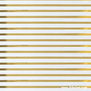 WRMK: CP Acetate Sheet - Stripe w/ Gold Foil   12 x 12" Free Shipping Low Pice