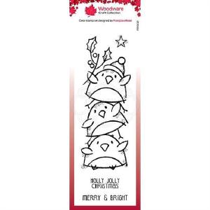 Woodware Craft Collection - Clear Stamps - Robin Stack Extremely For Sale