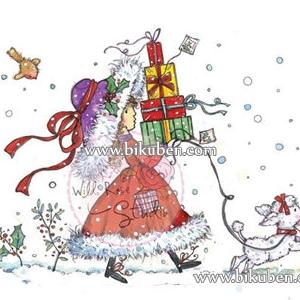 Wild Rose Studio - Clear Stamp - Annabelle with Gifts Sale Wide Range Of