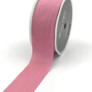 Wrinkled Faux Silk Ribbon - Dusty Rose/Mauve - 3,8 cm -   METERSVIS Buy Cheap Great Deals