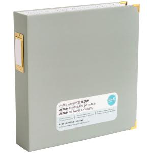 WRMK -  Paper Wrapped D- ring Album - Slate - 8,5 x 11" Manchester Great Sale Online