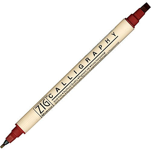 Zig - Calligraphy Marker - Antique Burgundy Comfortable