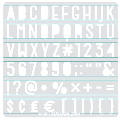WRMK: Heatwave Stencil - San Serif Finishline For Sale
