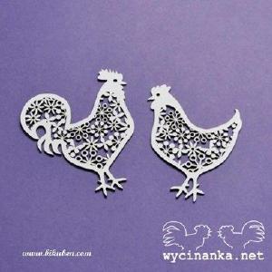 Wycinanka - Chipboard - Høne/Hane Manchester Great Sale Cheap Pice