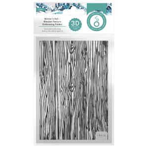 Winter's Veil - Embossing Folder - 3D - Wooden texture Sale Best Pices