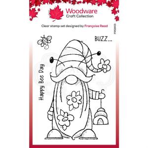 Woodware Craft Collection - Clear Stamps - Bee Gnome Sast Sale Online