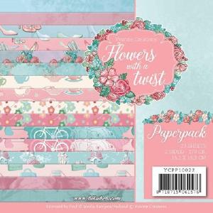 Yvonne Creations - Flowers with a twist - Paper Pad  6 x 6" Cheap Sale Outlet